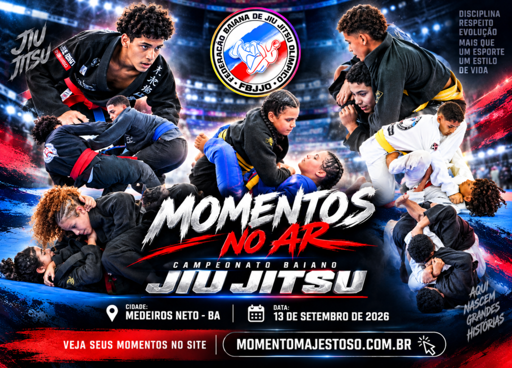 Cartaz Campeonato Baiano de Jiu Jitsu